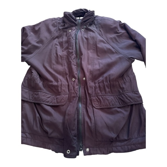 Vintage London Fog Black Heavyweight Soft Shell Insulated Women’s XL Zip Jacket - Picture 4 of 9